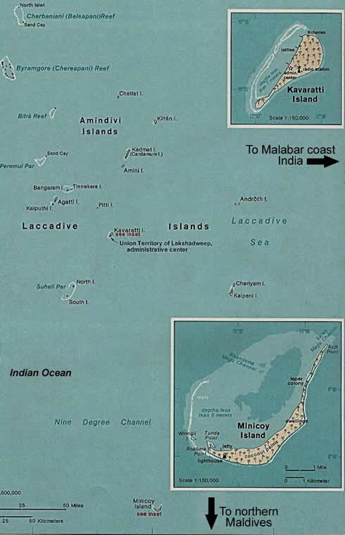 laccadives map 1976