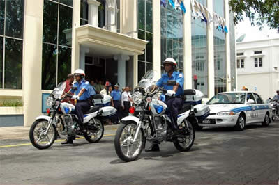 Police on the move