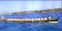 Minicoy long boat race
